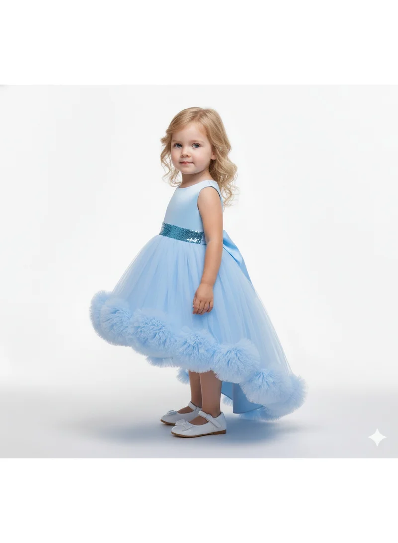 Bidani Royal Sky Blue Bloom Frock